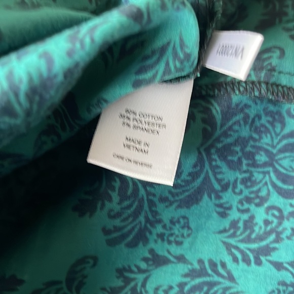NY&C Teal Green & Black Blouse - Picture 5 of 5